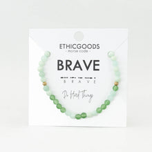Load image into Gallery viewer, Morse Code Bracelet | BRAVE