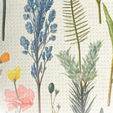 Load image into Gallery viewer, Botanical Wildflower | Recycled Microfiber Waffle Tea Towel