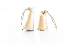 Load image into Gallery viewer, Brass Cone Christmas Bell Double Rim