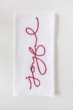 Load image into Gallery viewer, Tea Towel - Joyful, Red