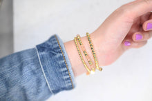 Load image into Gallery viewer, Gold Hematite Stacking Bracelet