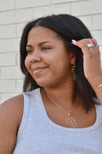 Load image into Gallery viewer, Geometric Faith Earrings