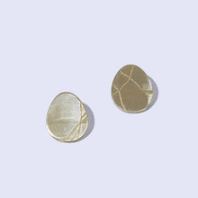 Load image into Gallery viewer, Kintsugi Pod Earrings - Brass