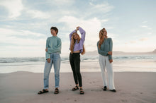 Load image into Gallery viewer, Ethically Made Knit Mock Neck Crop Sweater Women's