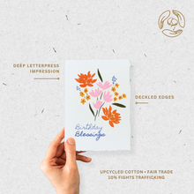 Load image into Gallery viewer, Birthday Blessings | Eco-Friendly Religious Greeting Card