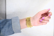 Load image into Gallery viewer, Gold Hematite Stacking Bracelet
