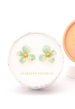 Load image into Gallery viewer, Hope in Bloom Flower Earrings in Mint