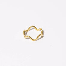 Load image into Gallery viewer, Wavy Band Ring | Brass