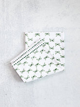 Load image into Gallery viewer, Tea Towel - Bows, Evergreen & Sage