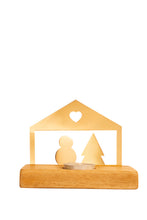 Load image into Gallery viewer, Tealight Shadow Caster | House with Candle Holder
