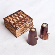 Load image into Gallery viewer, Horn Salt & Pepper Shakers