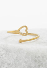 Load image into Gallery viewer, Ada Gold Heart Ring