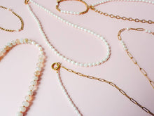 Load image into Gallery viewer, Whisper Freshwater Pearl & Paperclip Chain Necklace