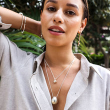 Load image into Gallery viewer, Rain Droplet Necklace | Sterling Silver