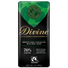 Load image into Gallery viewer, 70% Dark Chocolate with Mint Crisp Sharing Bar