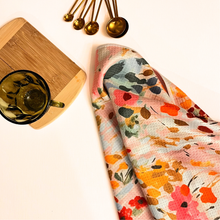Load image into Gallery viewer, Petite Flower Kitchen | Recycle Microfiber Waffle Tea Towel