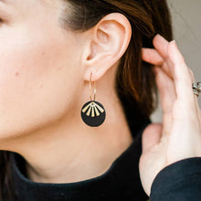 Load image into Gallery viewer, Black Oakleigh Earrings