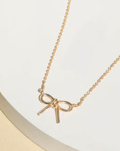 Load image into Gallery viewer, Golden Bow Necklace