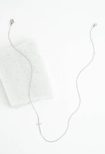 Load image into Gallery viewer, Radiant Cross Necklace in Silver