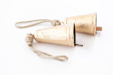 Load image into Gallery viewer, Brass Cone Christmas Bell Double Rim

