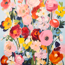 Load image into Gallery viewer, Flowers Bouquet Kitchen| Recycle Microfiber Waffle Tea Towel
