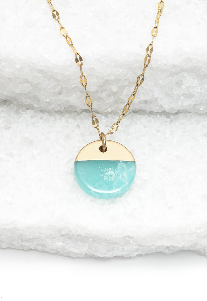 Refresh Necklace in Aqua