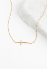 Load image into Gallery viewer, Radiant Cross Necklace in Gold
