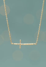 Load image into Gallery viewer, Radiant Cross Necklace in Gold
