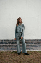 Load image into Gallery viewer, Ethically Made Knit Mock Neck Crop Sweater Women&#39;s
