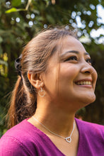 Load image into Gallery viewer, Hammered Heart Earrings
