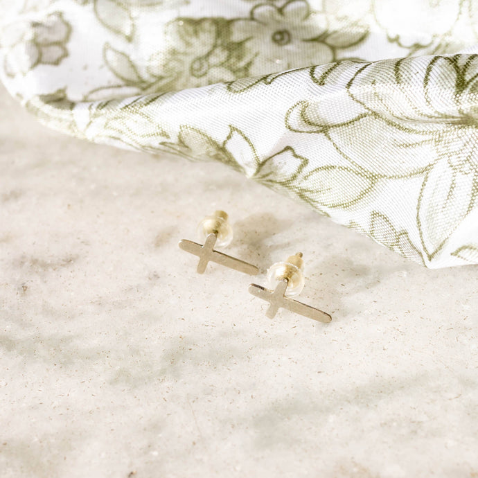 Redemption - Brass and Nickel Metal Earrings