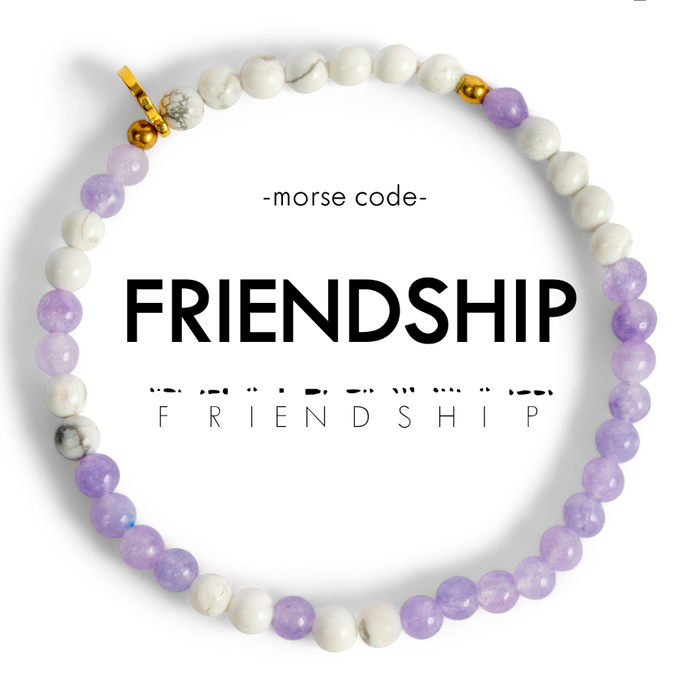 Morse Code Bracelet | FRIENDSHIP