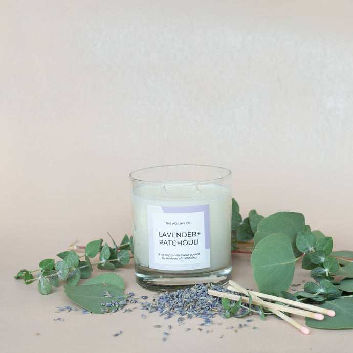 Classic Candle: Lavender + Patchouli