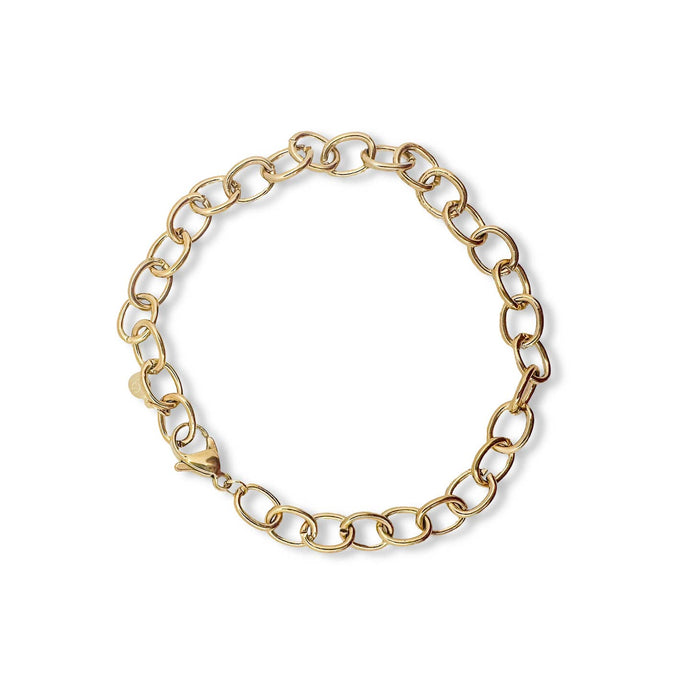 Bold Cable Classic Gold Bracelet Chain