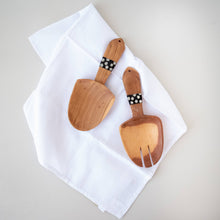 Load image into Gallery viewer, Olivewood &amp; Bone Short Spoon Set
