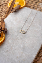 Load image into Gallery viewer, Hammered Circle Necklace Gold
