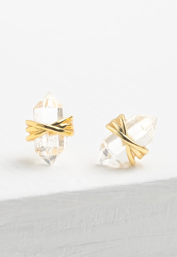 Stronger Together Crystal studs