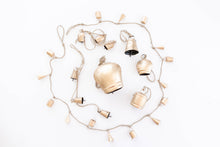 Load image into Gallery viewer, Brass Bell Holiday Garland
