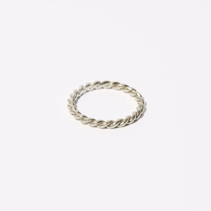 Mini Rope Ring | Sterling Silver