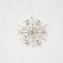 Load image into Gallery viewer, Beaded Snowflake Ornament

