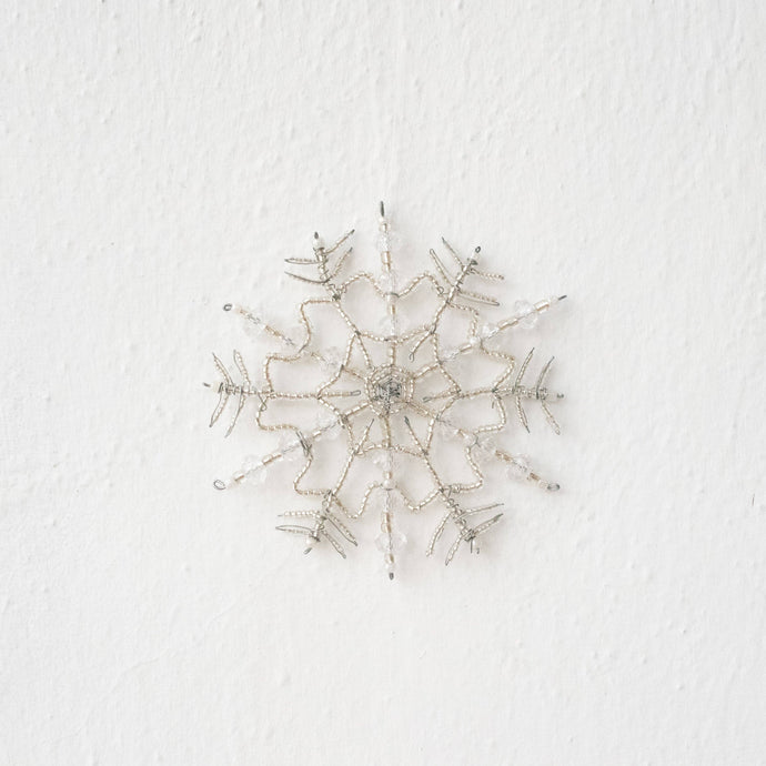 Beaded Snowflake Ornament