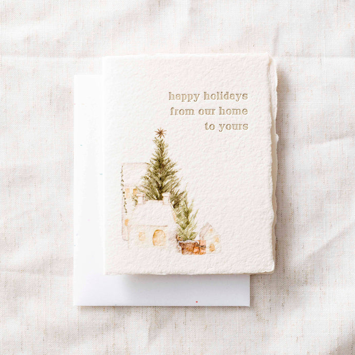 Christmas Card Box Set | Happy Holidays From Our Home