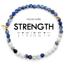 Load image into Gallery viewer, Morse Code Bracelet | STRENGTH
