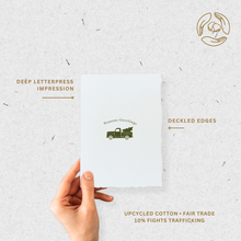 Load image into Gallery viewer, Seasons Greetings Truck | Christmas Tree Greeting Card
