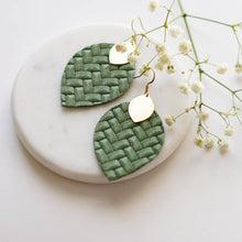 Load image into Gallery viewer, Sage Cora Earrings
