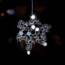 Load image into Gallery viewer, Snowflake Wire Ornament
