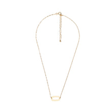 Load image into Gallery viewer, Hammered Circle Necklace Gold
