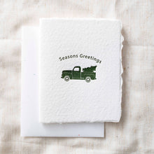 Load image into Gallery viewer, Seasons Greetings Truck | Christmas Tree Greeting Card
