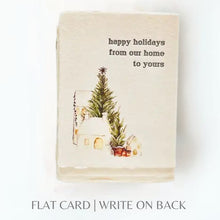 Load image into Gallery viewer, Christmas Greeting Card | Happy Holidays from Our Home Card
