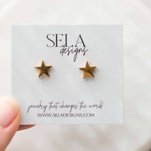 Load image into Gallery viewer, Star Stud Earrings
